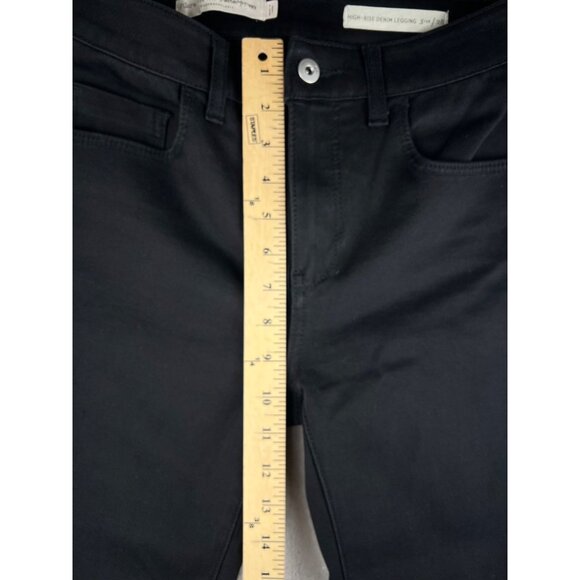 Pilcro & The Letterpress Anthropologie High-Rise Denim Legging Black Size 28 - Picture 9 of 15